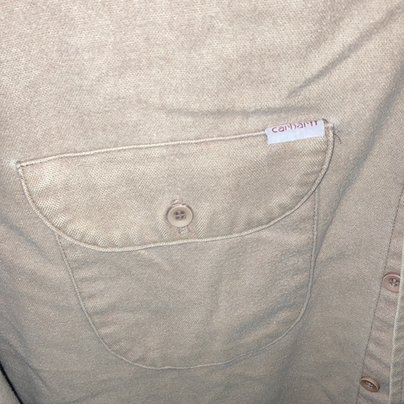 Carhartt Vintage Tan Suede Shirt - Picture 4 of 4